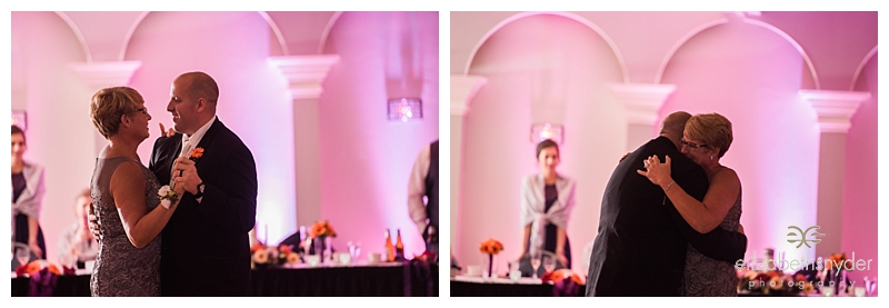 A groom and his mother share a dance in Buffalo, NY