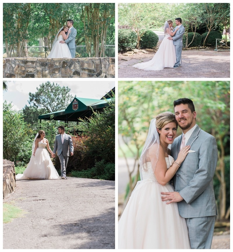 Portraits of the bride and groom