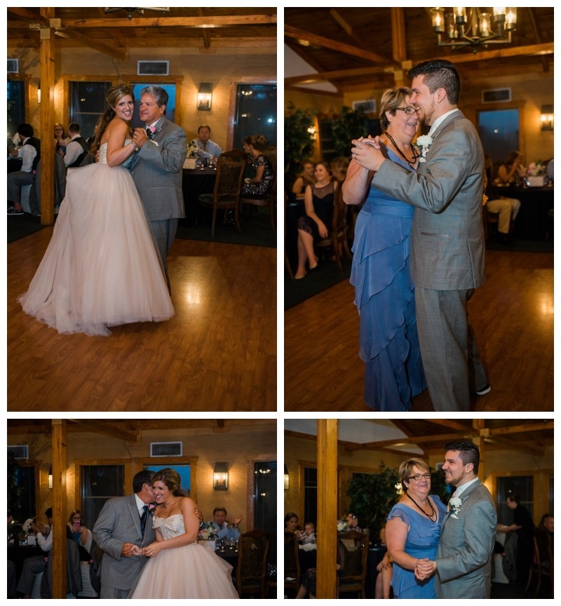 Father and Bride, mother and son dance